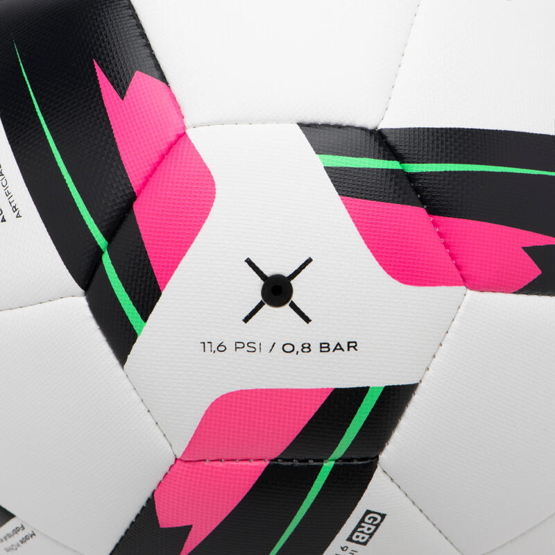 Ballon de football cousu machine TRAINING BALL taille 4 blanc