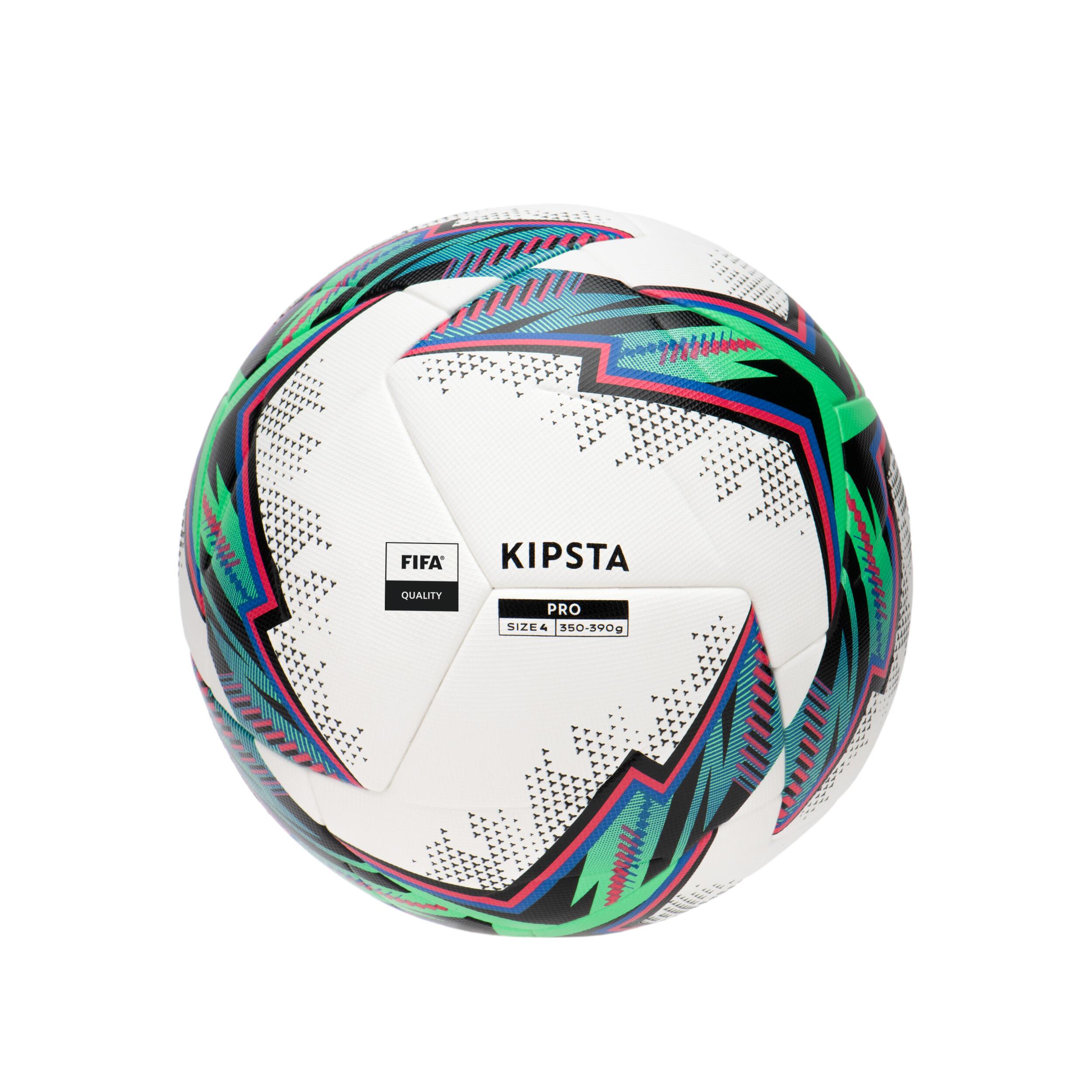 Thermobonded Size 4 FIFA Quality Football Pro Ball - White 6/8