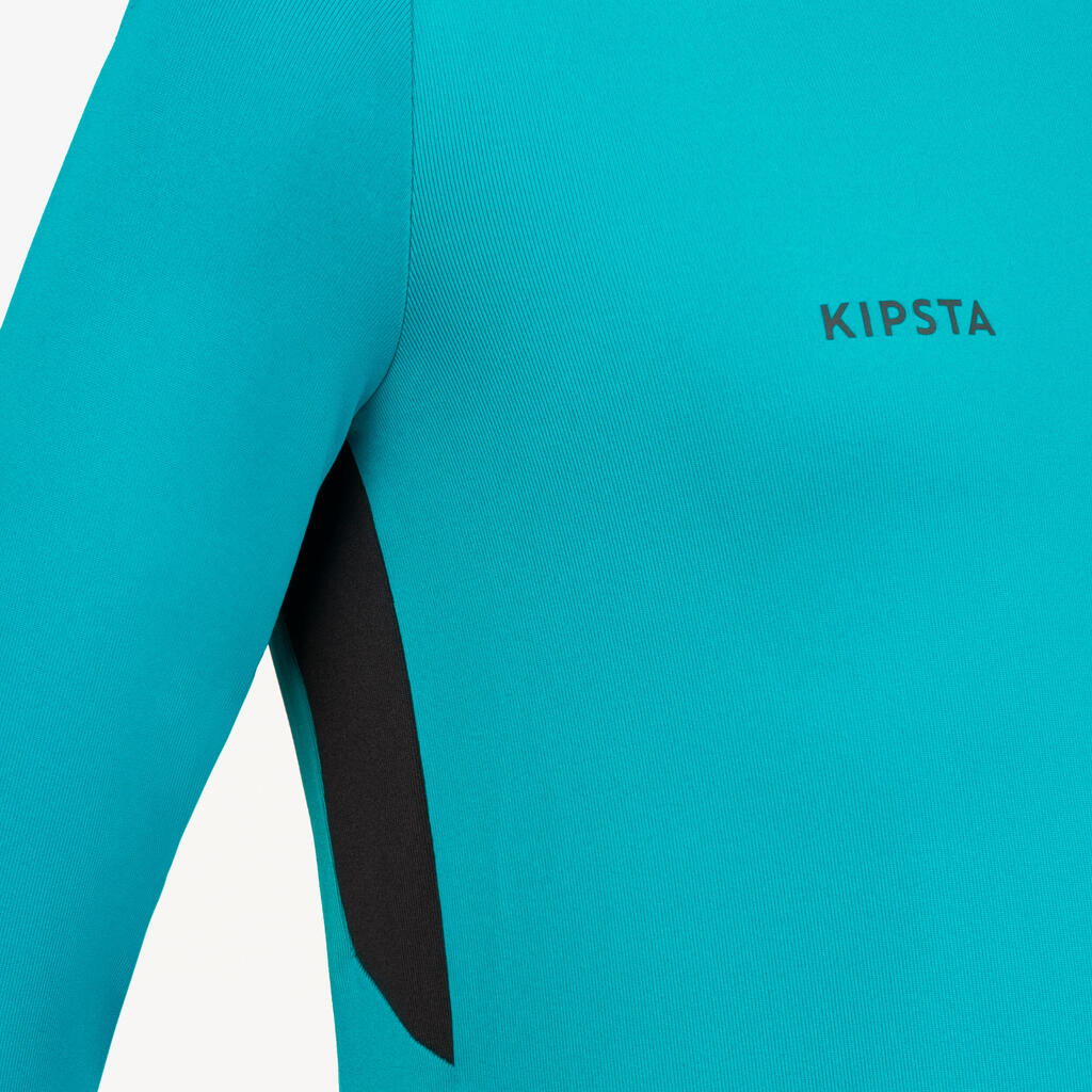 Maillot de gardien de but f100 enfant turquoise
