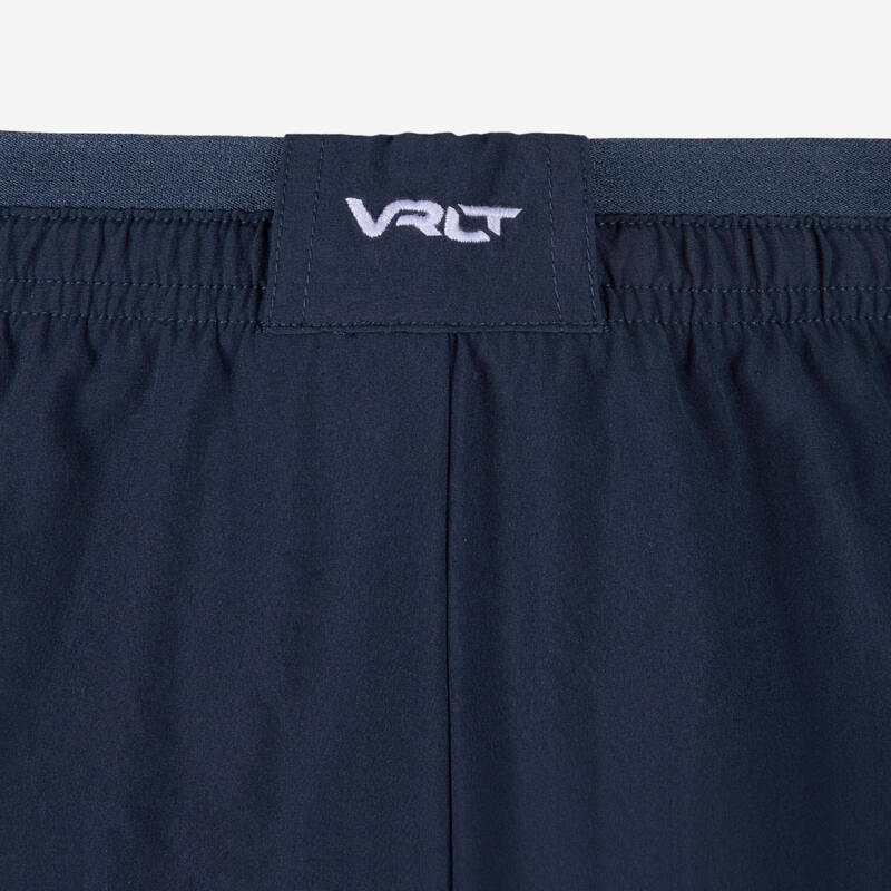 Voetbalshort Viralto II paars marineblauw