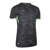 Short-Sleeved Football Shirt Viralto PXL - Black & Green