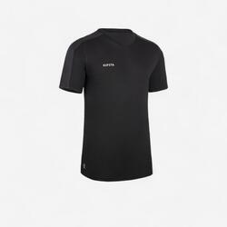 Voetbalshirt met korte mouwen ESSENTIAL zwart