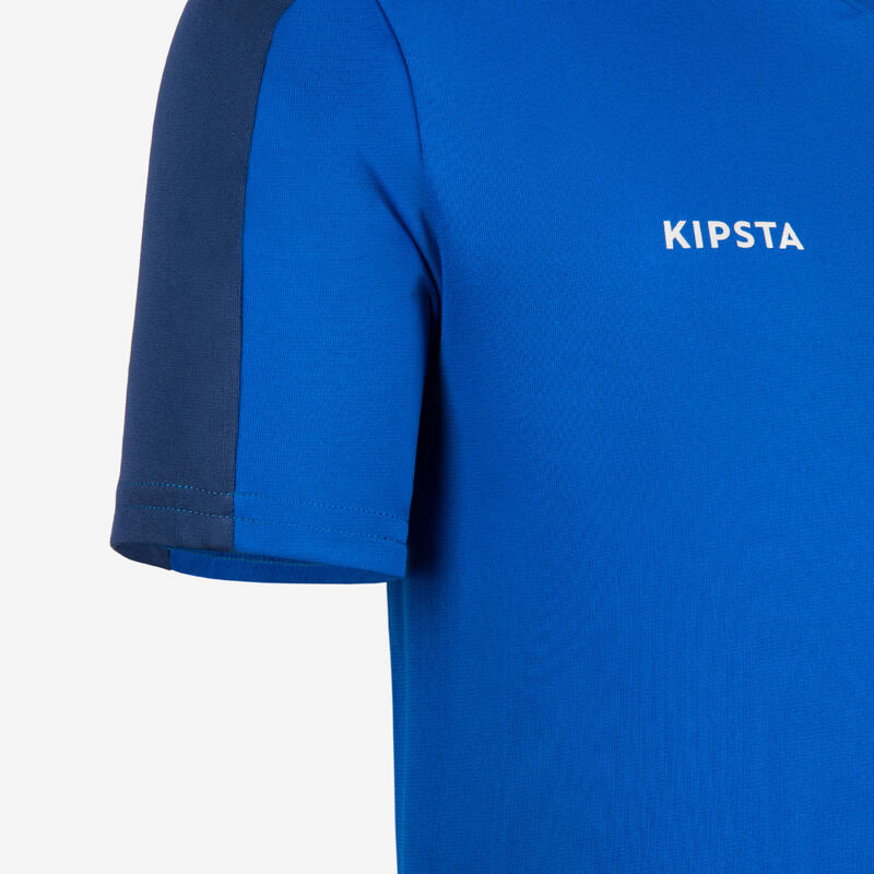 Kinder Fussball Trikot kurzarm - Essentiel blau