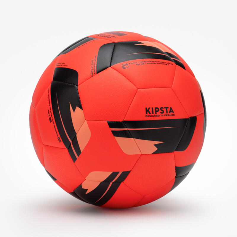 Pallone calcio TRAINING BALL neve e nebbia taglia 5 rosso