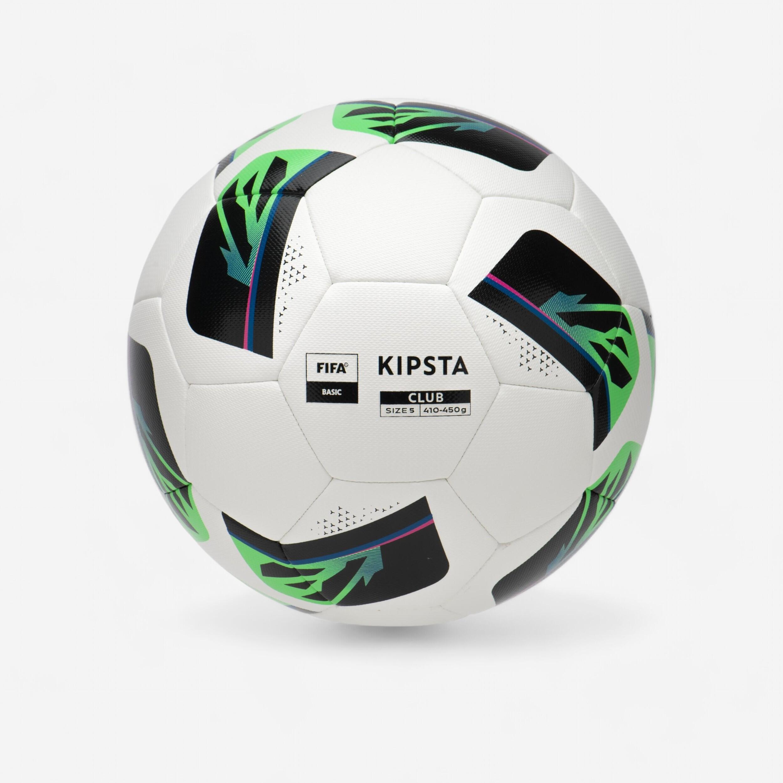 Ballon de football Hybride FIFA BASIC CLUB BALL taille 5 jaune KIPSTA - vue 2
