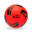 Fussball Trainingsball Grösse 5 Hybrid - FIFA Basic Club grau/rot 
