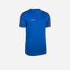 Kids' Football Short-Sleeved Shirt Essential - Blue