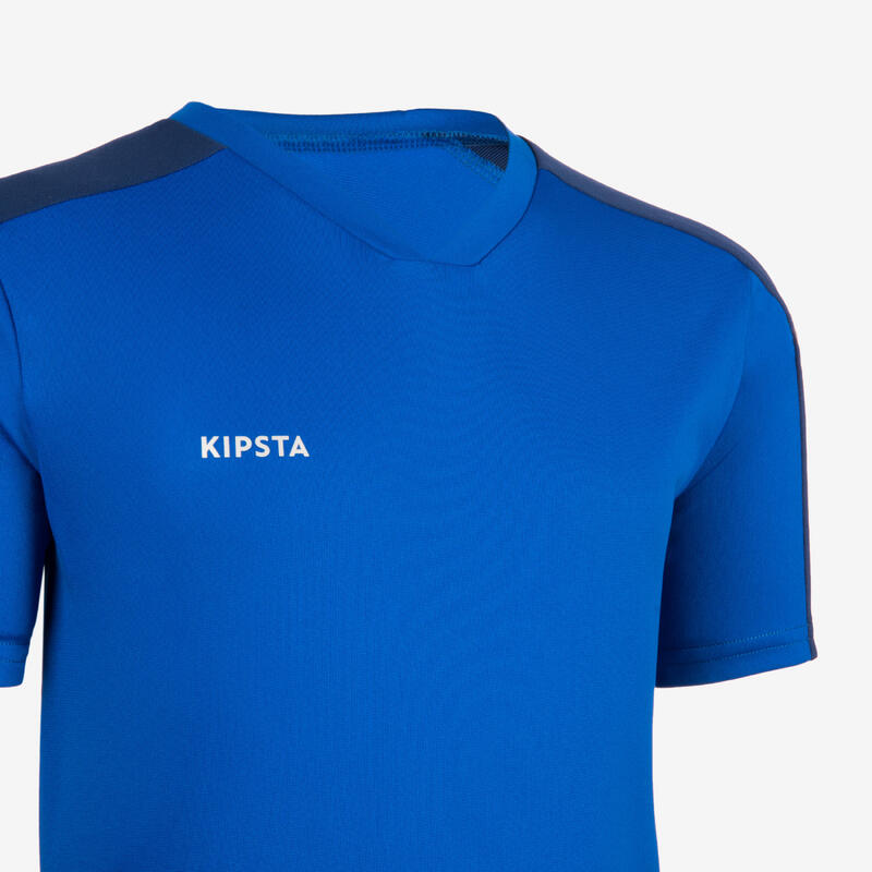 Kinder Fussball Trikot kurzarm - Essentiel blau