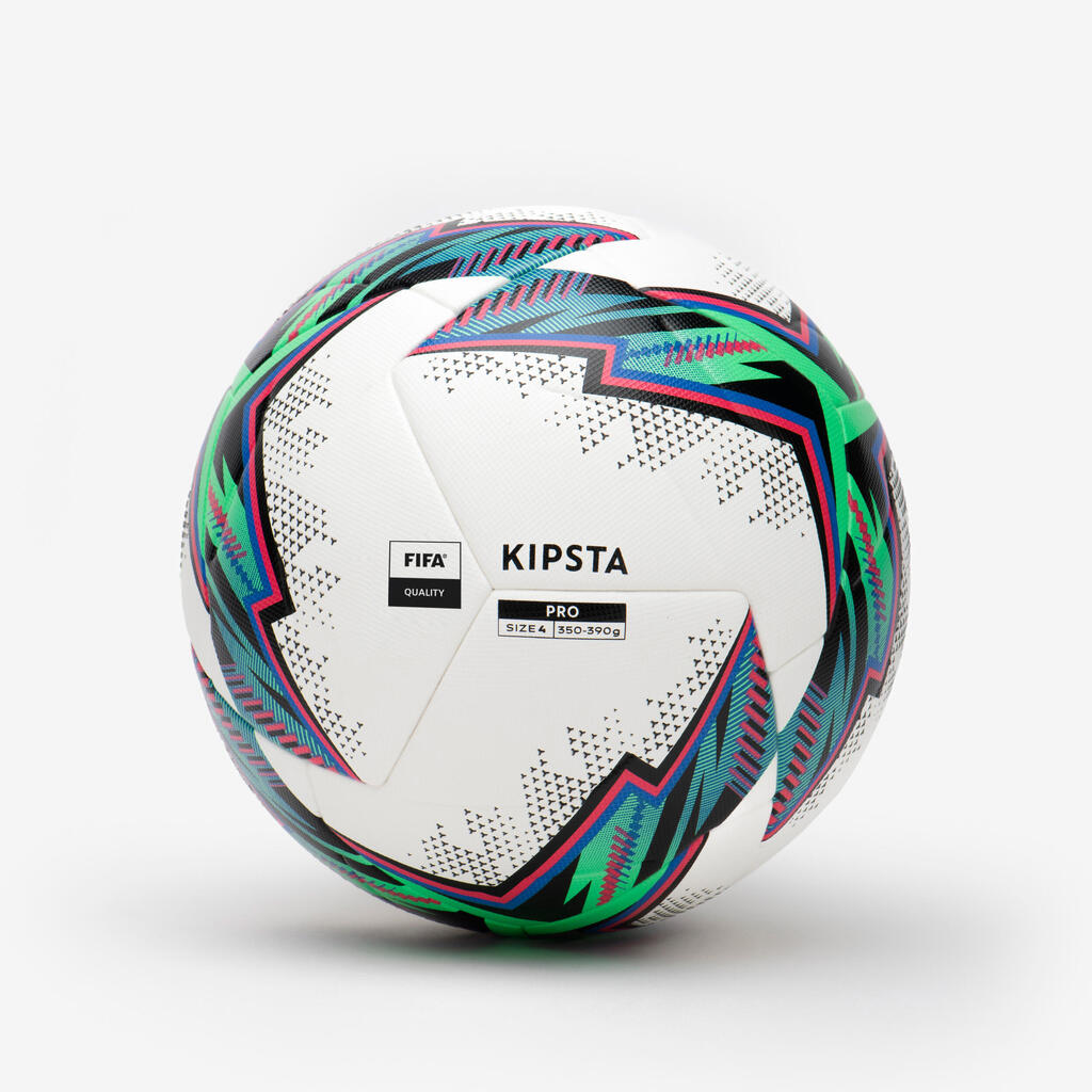 Termiski saistīta 4. izmēra futbola bumba “FIFA Quality Pro”, balta