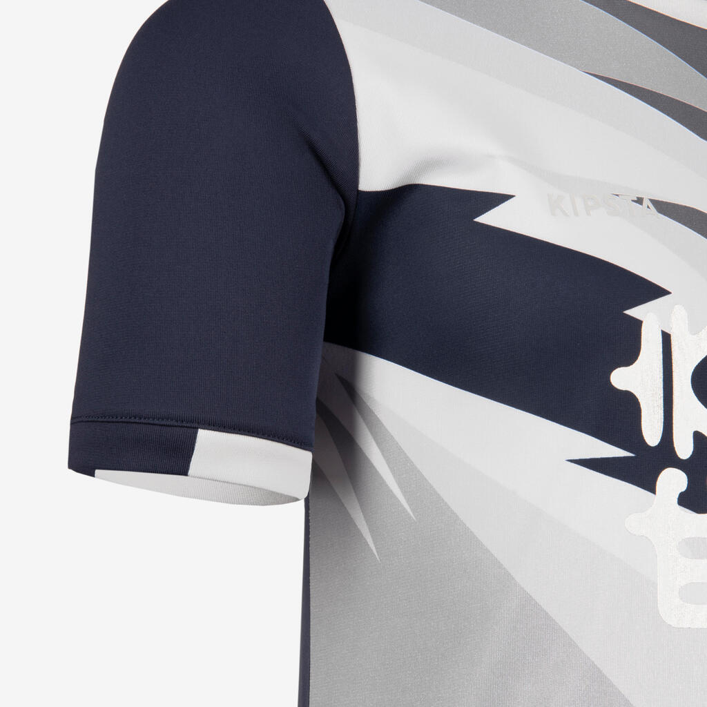 Kinder Fußball Trikot kurzarm - Blah Kids Drache blau/rot