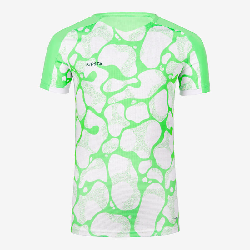 Camiseta de fútbol VIRALTO niña AQUA verde y blanco