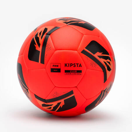 Bola Sepak Club Hybrid FIFA Basic Ukuran 5 - Merah