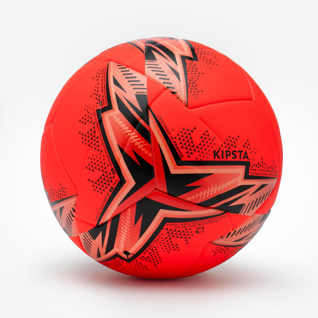 Futbalová lopta Fifa Quality Pro Ball tepelne lepená veľkosť 5 červená