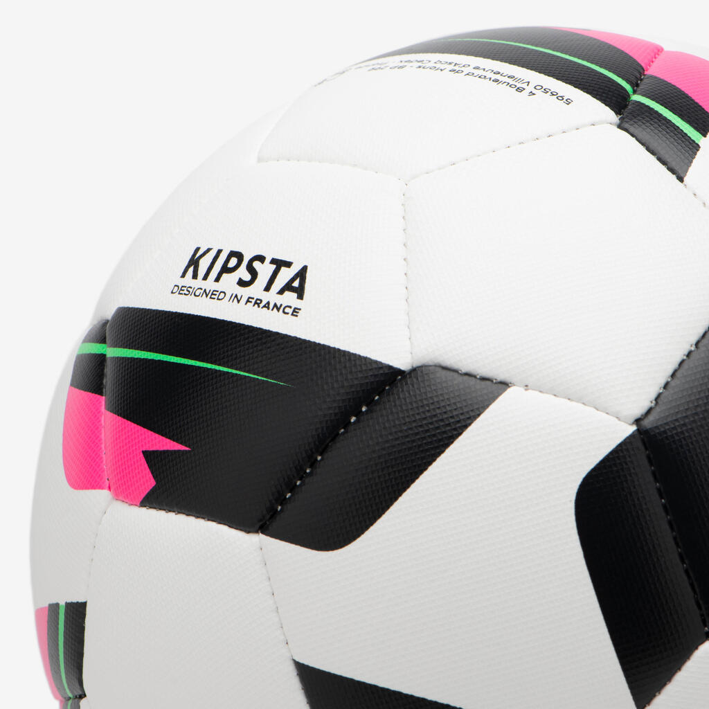Ballon de football cousu machine training ball neige et brouillard t5 rouge