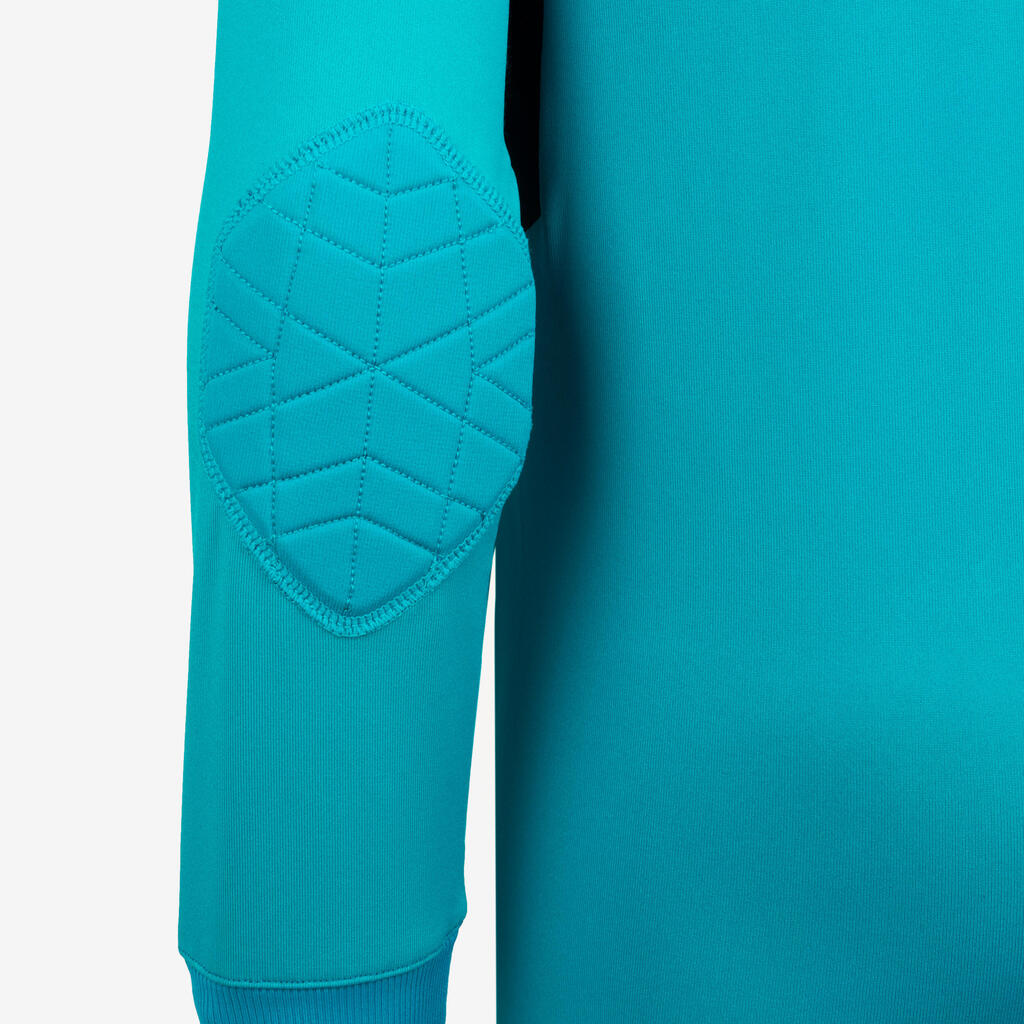 Maillot de gardien de but f100 enfant turquoise