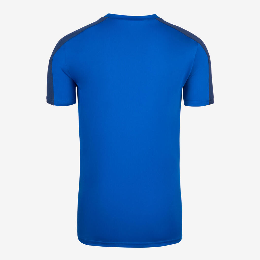 Bērnu futbola krekls ar īsām piedurknēm “Essential”, melns