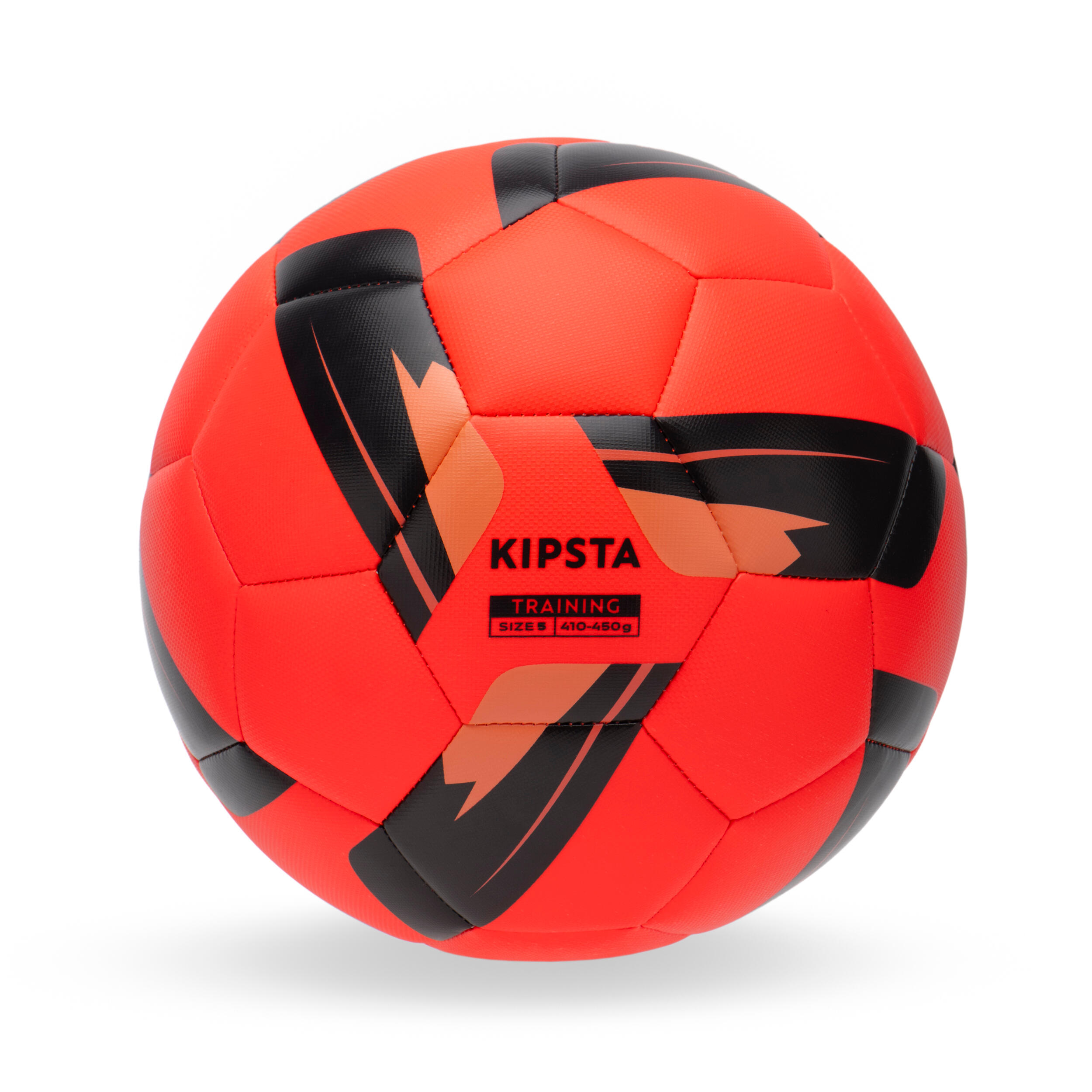 KIPSTA Machine-Sewn Football Training Ball for Snow and Fog Size 5 - Red