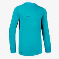 Kids' Goalkeeper Shirt F100 - Turquoise