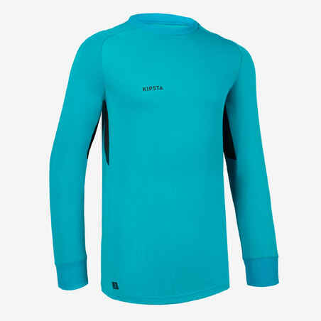 Kids' Goalkeeper Shirt F100 - Turquoise