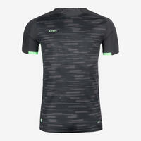 Crno-zelena majica kratkih rukava za fudbal VIRALTO PXL