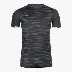 Short-Sleeved Football Shirt Viralto PXL - Black & Green