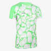 Majica za nogomet Viralto za djevojčice zeleno-bijela