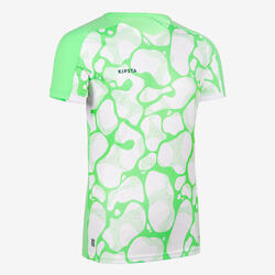 Maillot de football VIRALTO fille AQUA vert et blanc