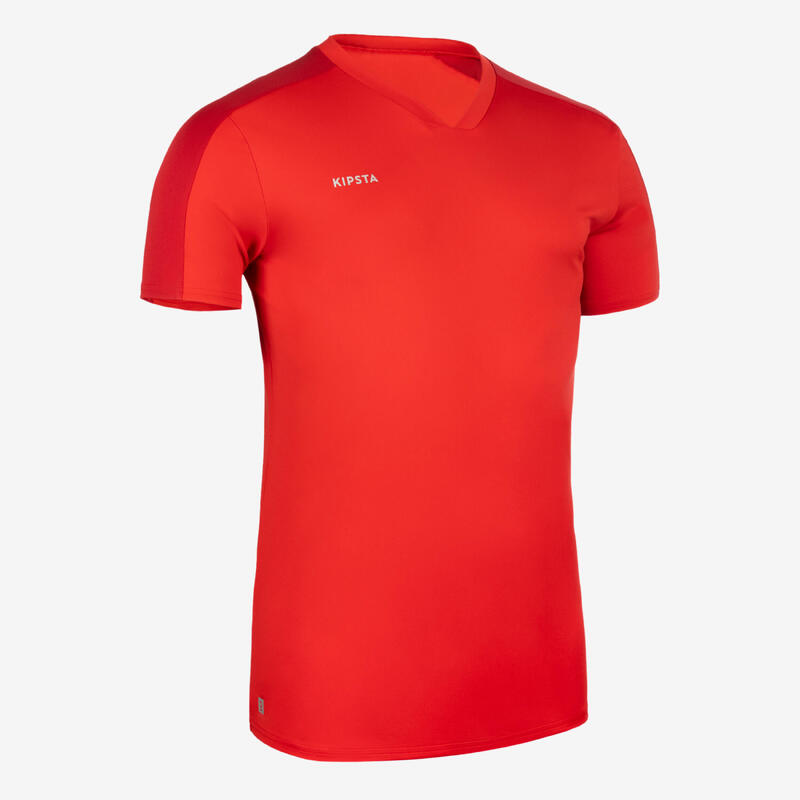 成人款短袖足球衫 Essential - 紅色