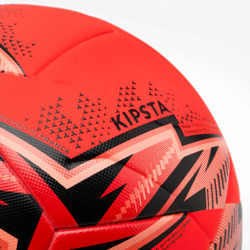 Futbalová lopta Fifa Quality Pro Ball tepelne lepená veľkosť 5 červená