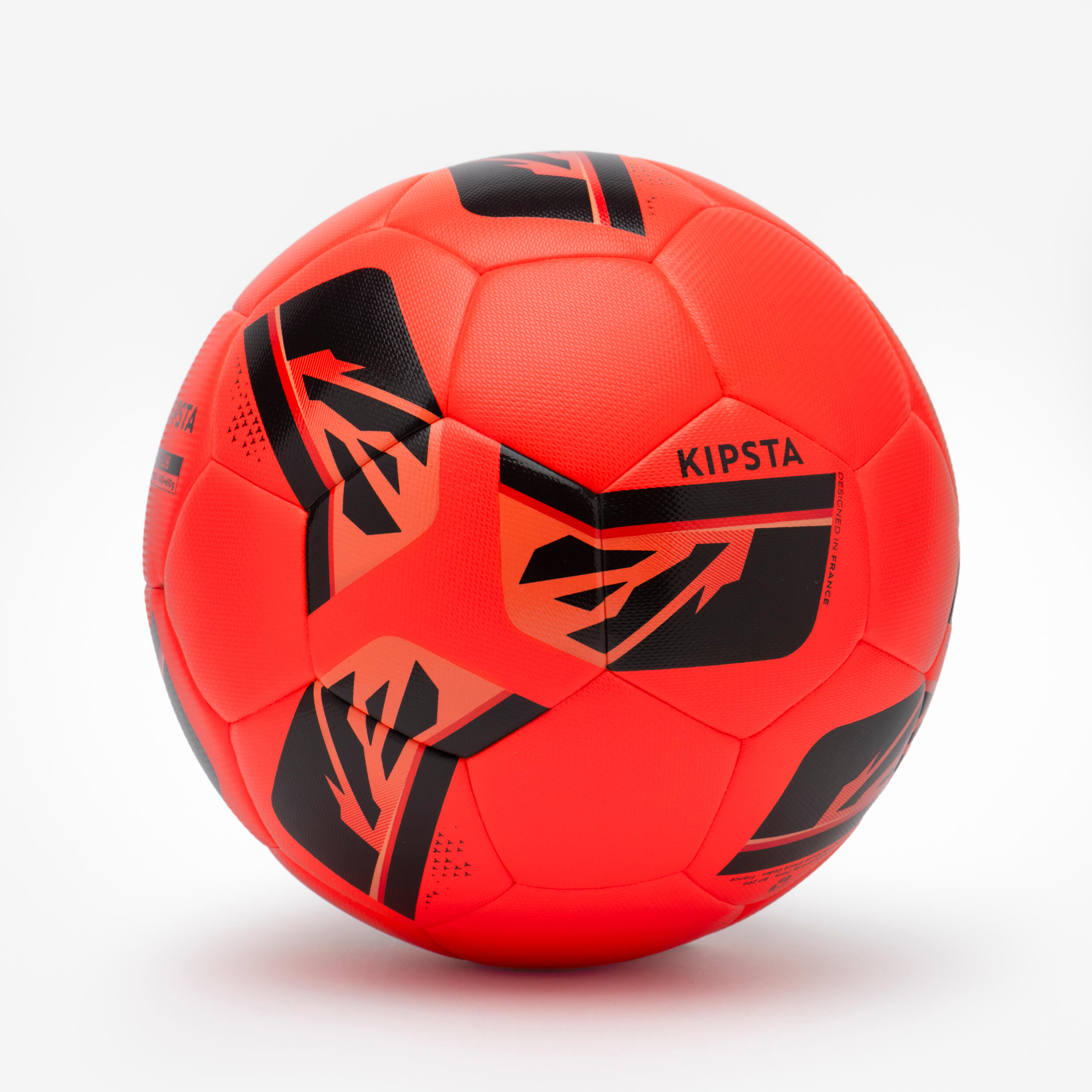 Size 5 FIFA Basic Football Club Hybrid - Red/Snow and Fog 2/7