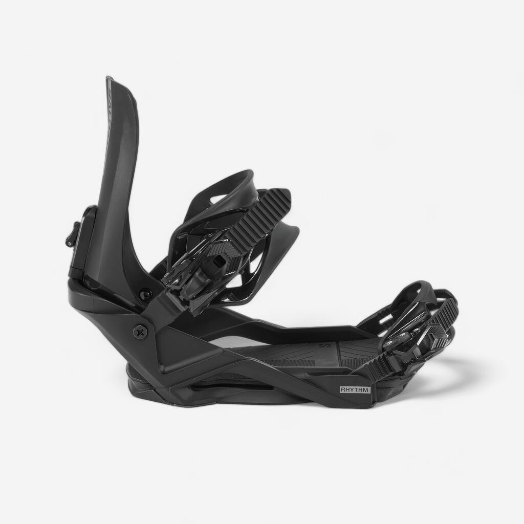 Men's and Women's All-Mountain/Freestyle Snowboard Bindings Salomon RHYTHM-Black