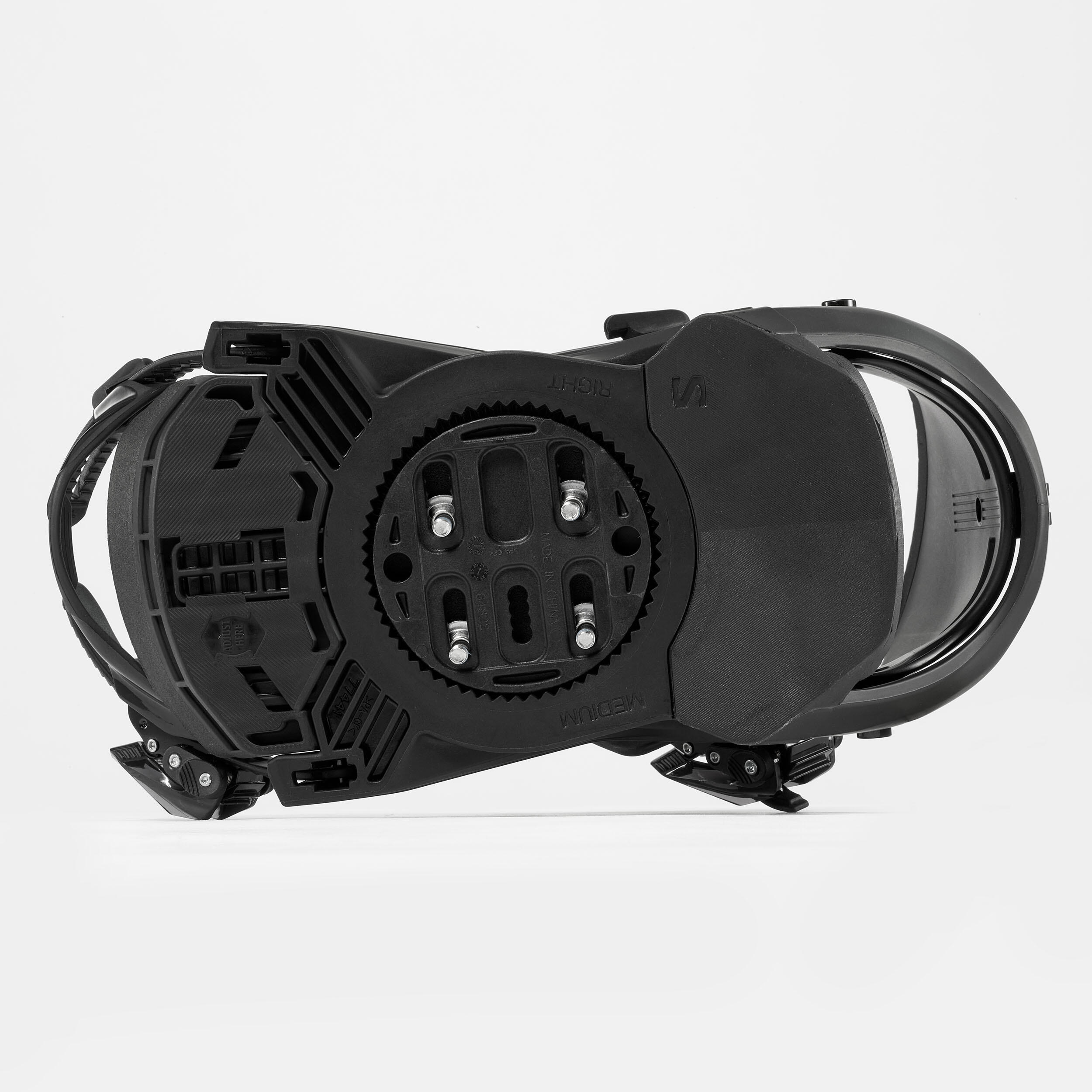 Men's and Women's All-Mountain/Freestyle Snowboard Bindings Salomon RHYTHM-Black 7/8
