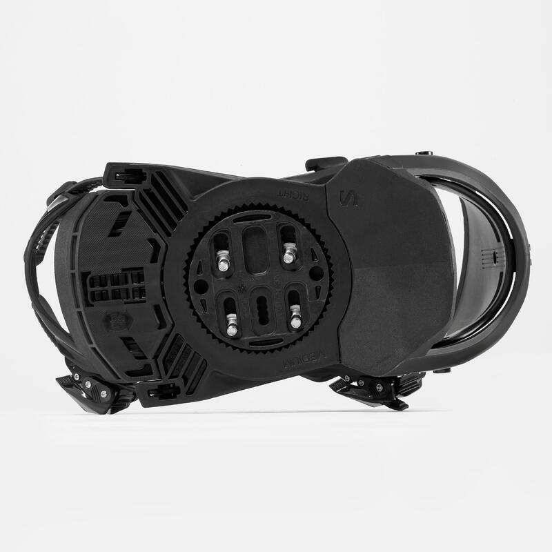 Fixations snowboard Homme et Femme all mountain/freestyle - Salomon RHYTHM noire