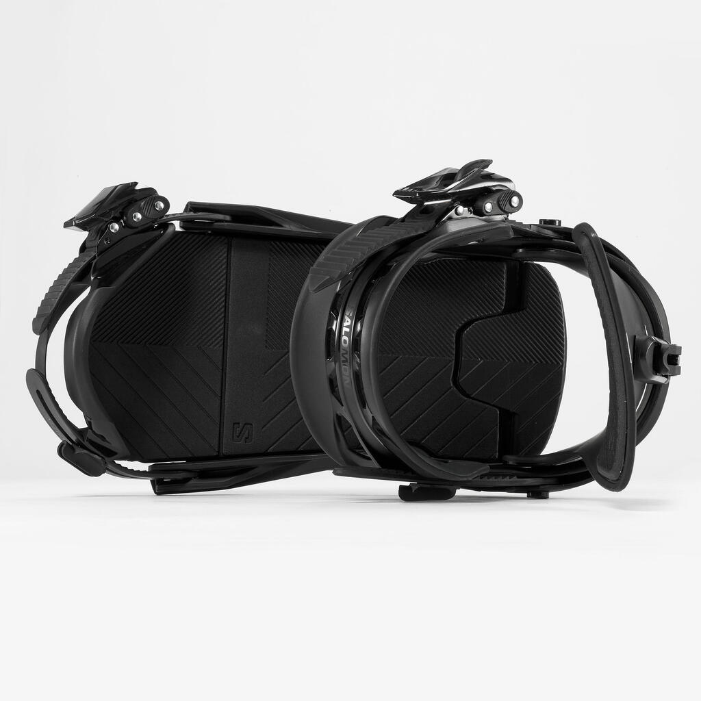 Men's and Women's All-Mountain/Freestyle Snowboard Bindings - RHYTHM Black