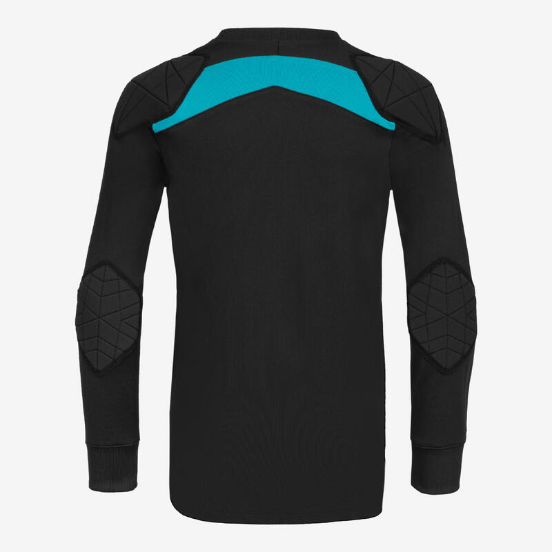 Camiseta de portero de fútbol F100 niño negro