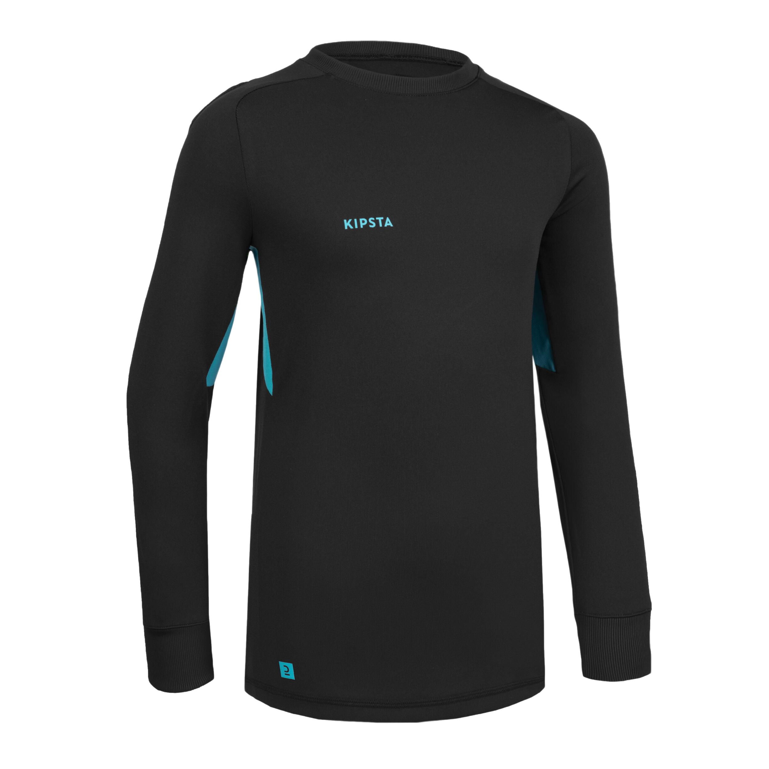 Keepershirt voor voetbal kinderen F100 zwart 7/7