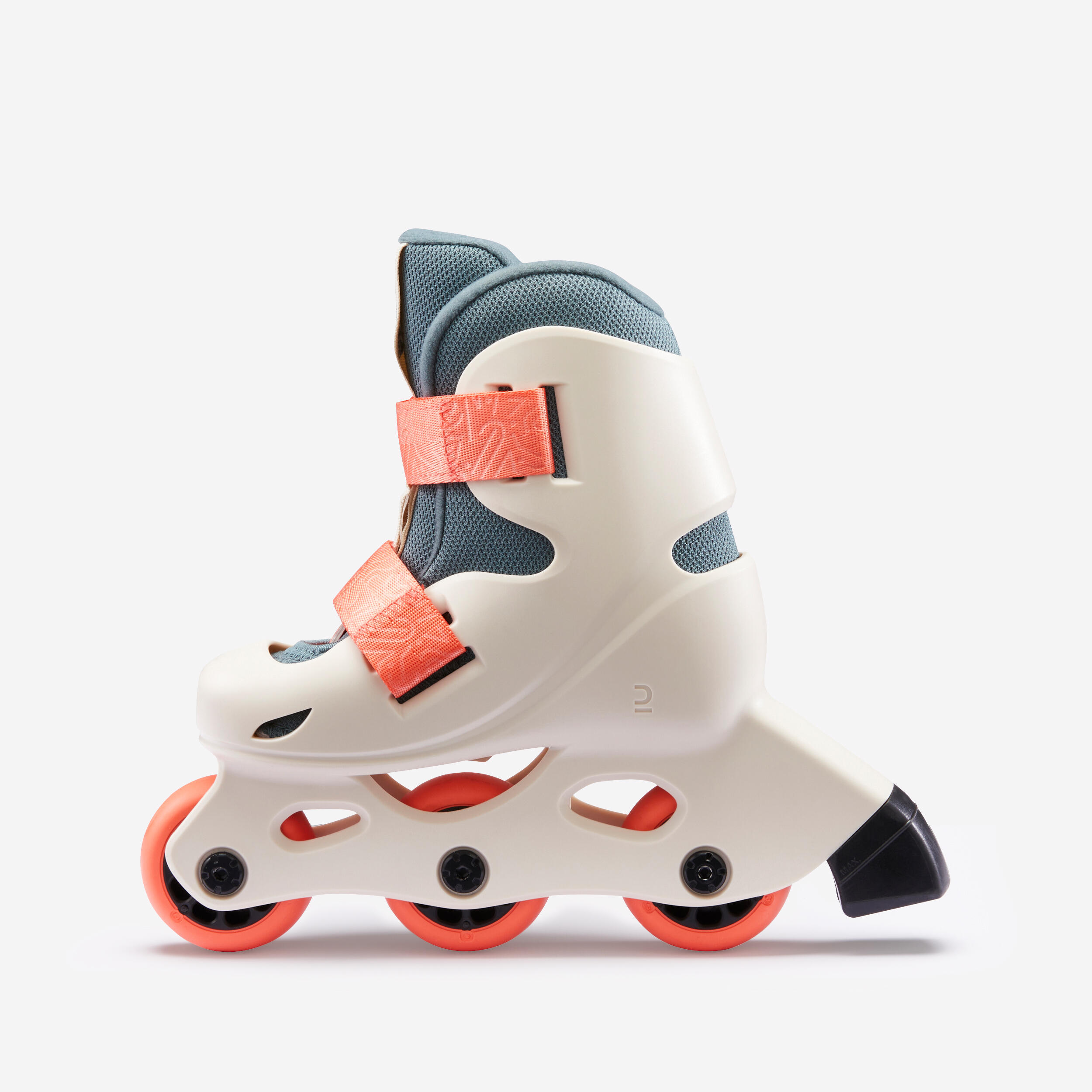 Patines niños ajustable 3 tallas LEARN 100 beige 6/19