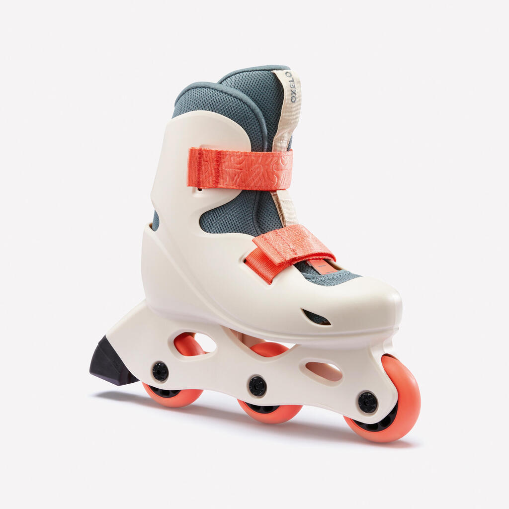 Kids' Inline Skates 9/11 Learn 100 - Beige