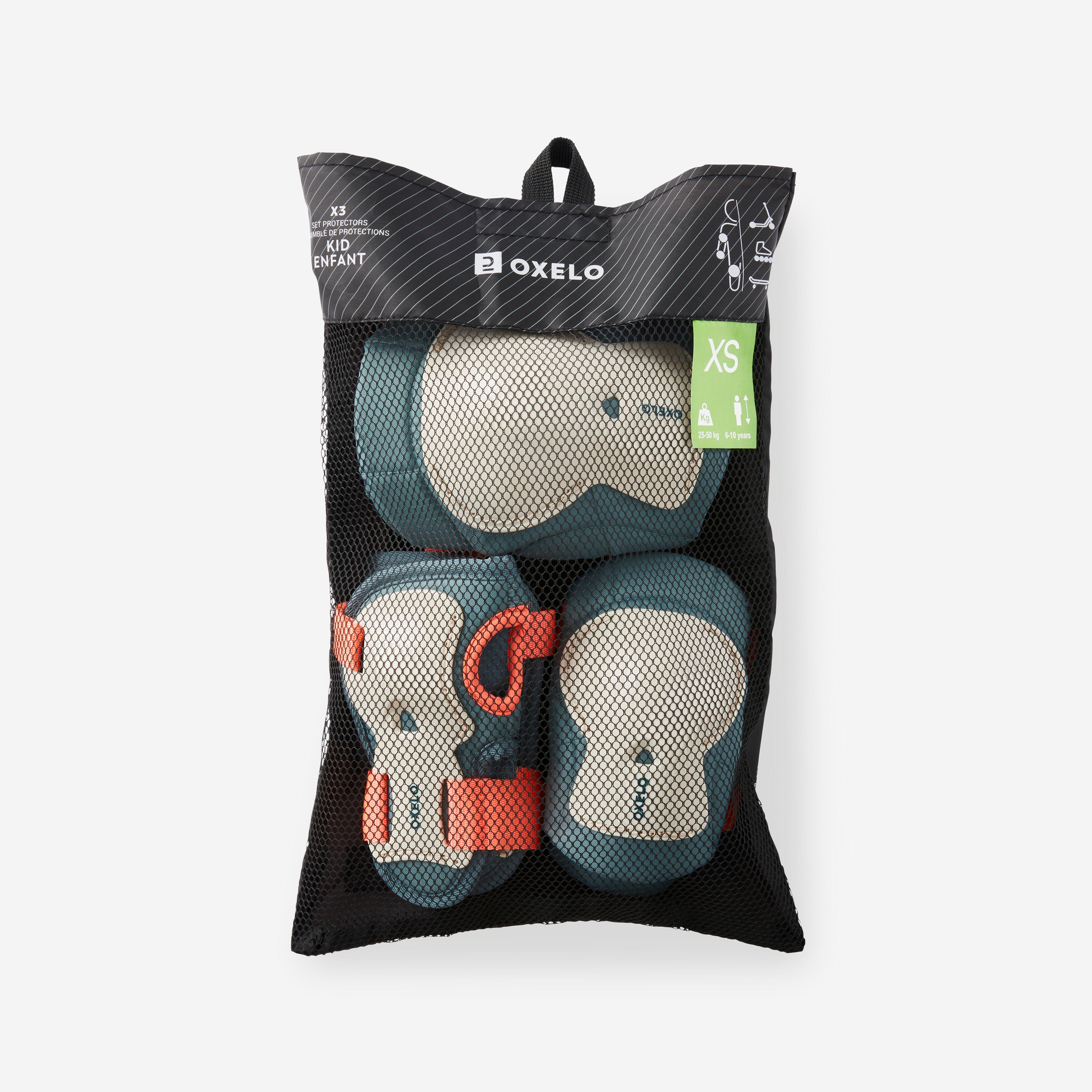 Kids' 3x2 Inline Skating/Scootering Protective Equipment - Play - OXELO