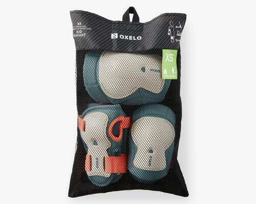 SET 3 PROTECTIONS ROLLER SKATE TROTTINETTE ENFANT PLAY OXELO