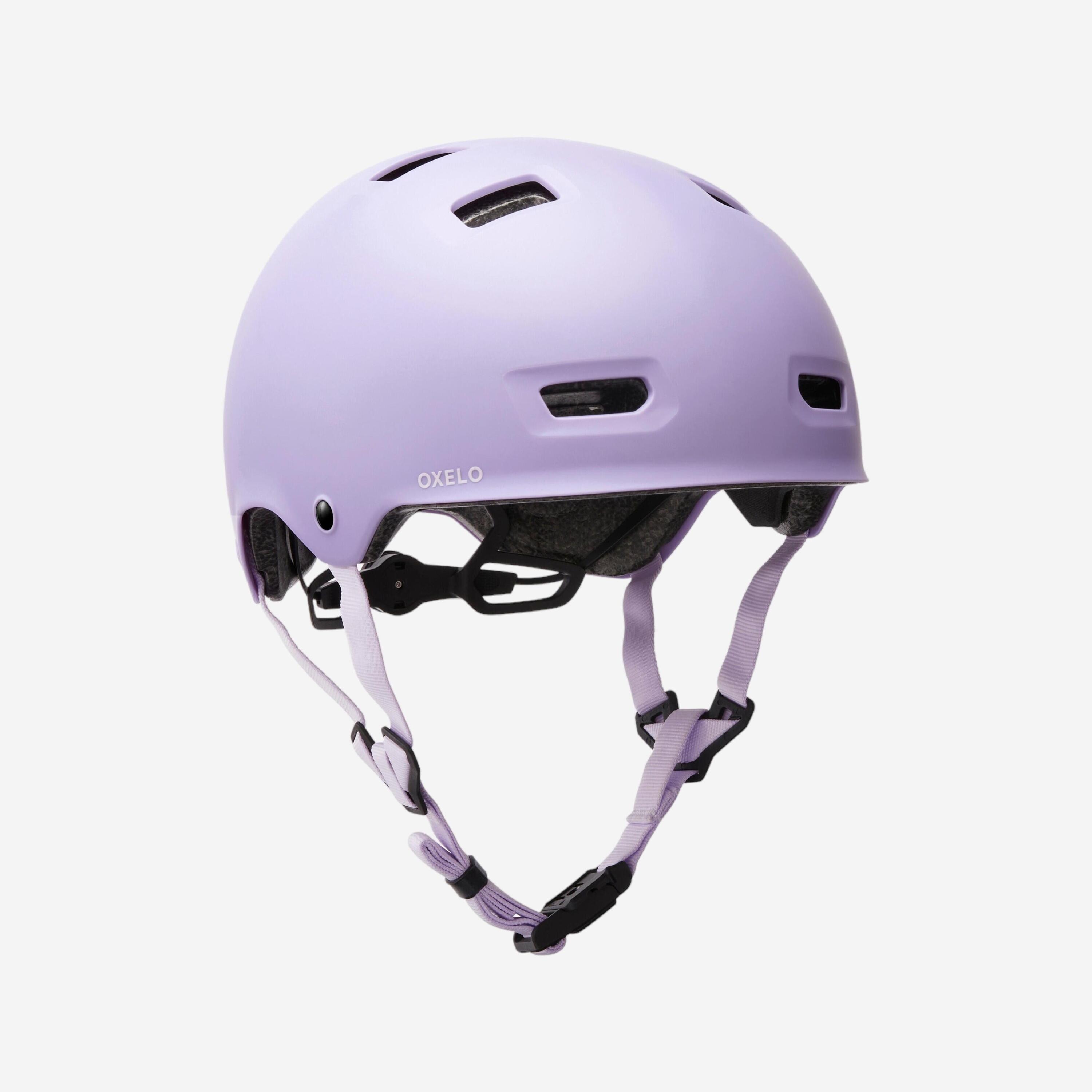 Casco roller skateboard patinete MF540 lila