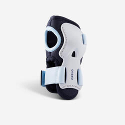 Set 3x2 protections roller trottinette skate enfant PLAY Bleu