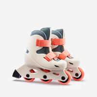 Kids' Inline Skates 9/11 Learn 100 - Beige