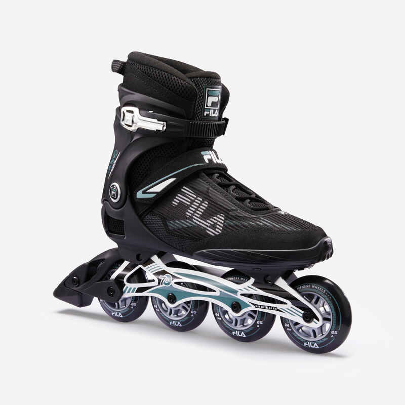 84 mm Inline Fitness Skates Primo Air Zone 84 mm Black/Green Decathlon