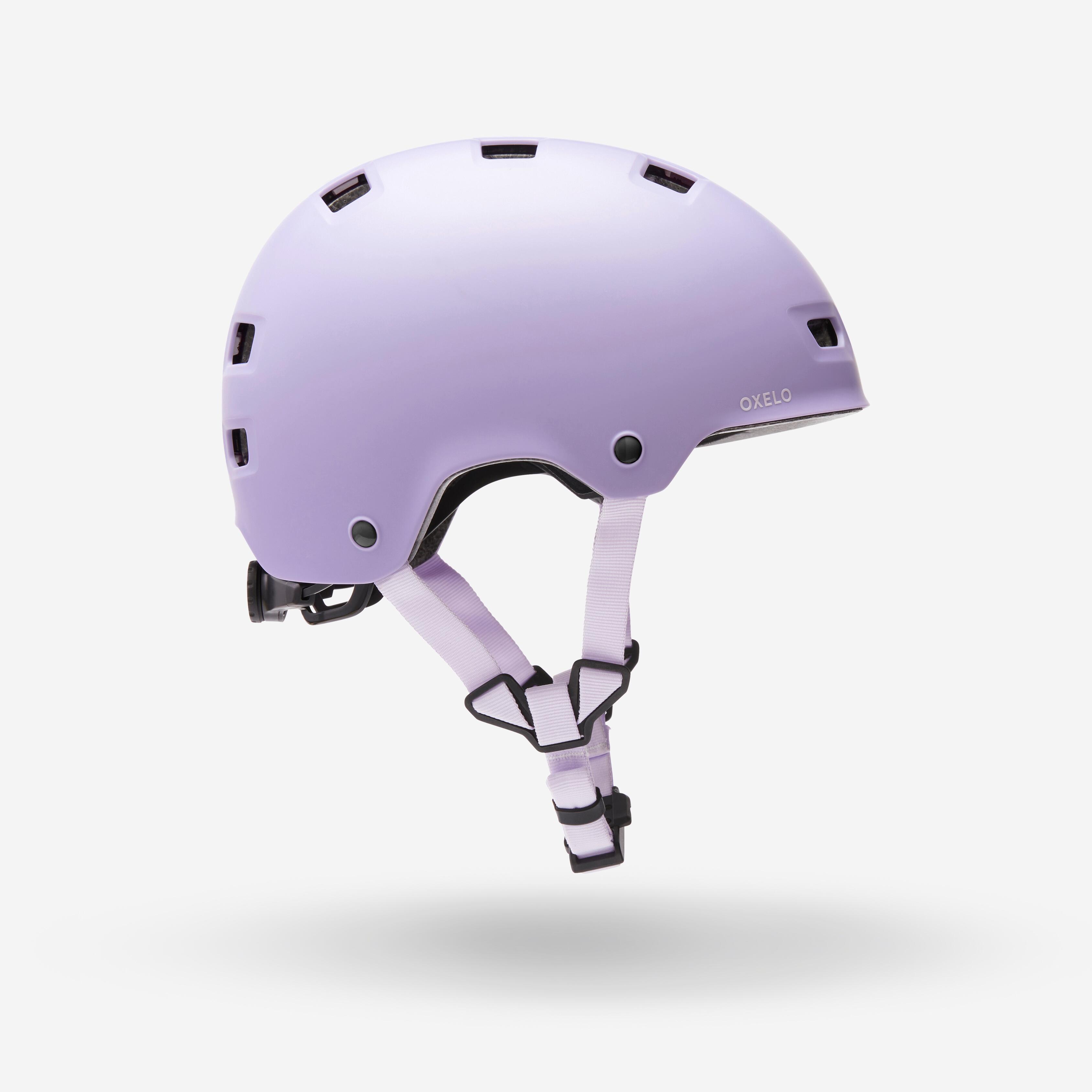 Inline Skating Skateboarding Scootering Helmet - MF 540 Lilac - OXELO