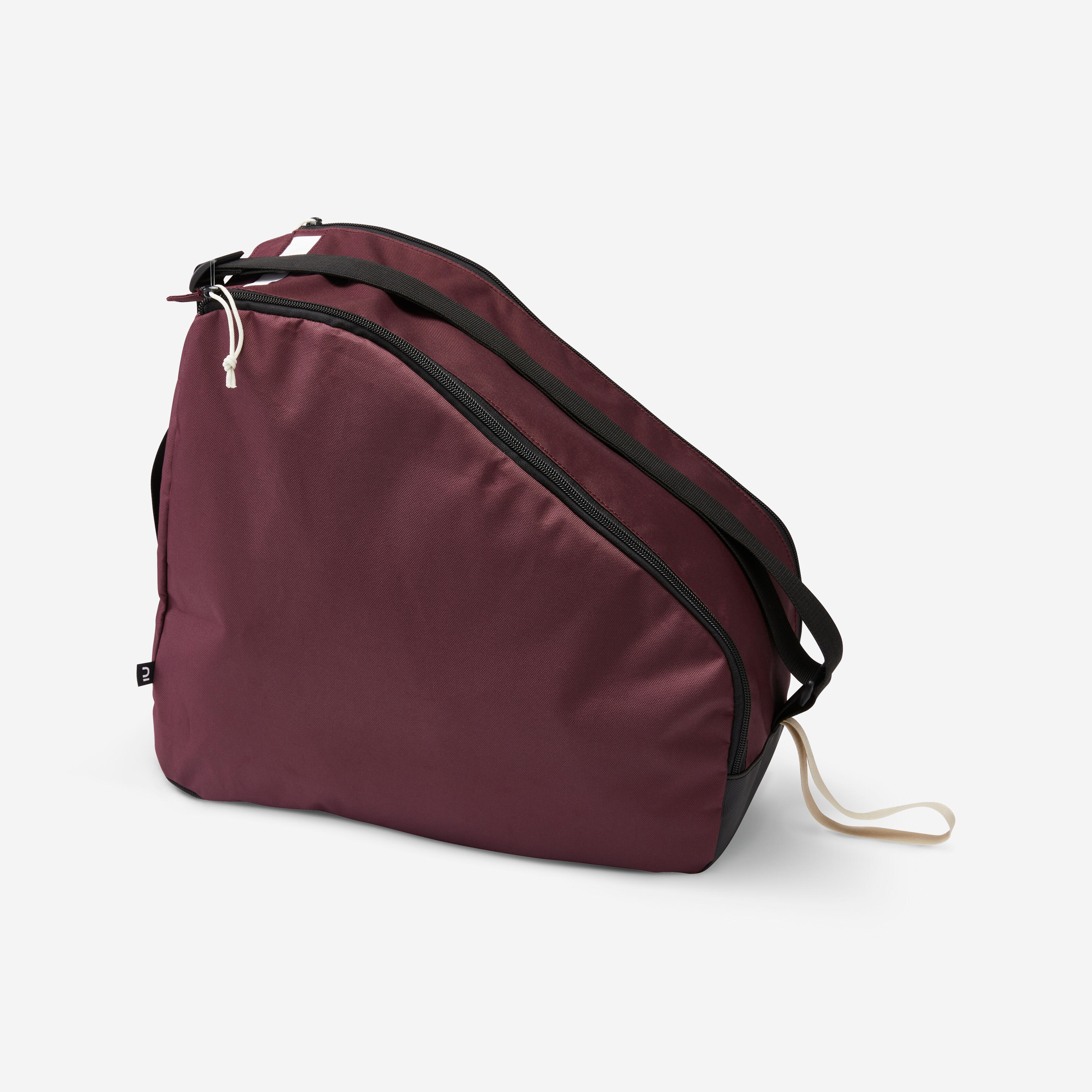 500M burgundy roller bag