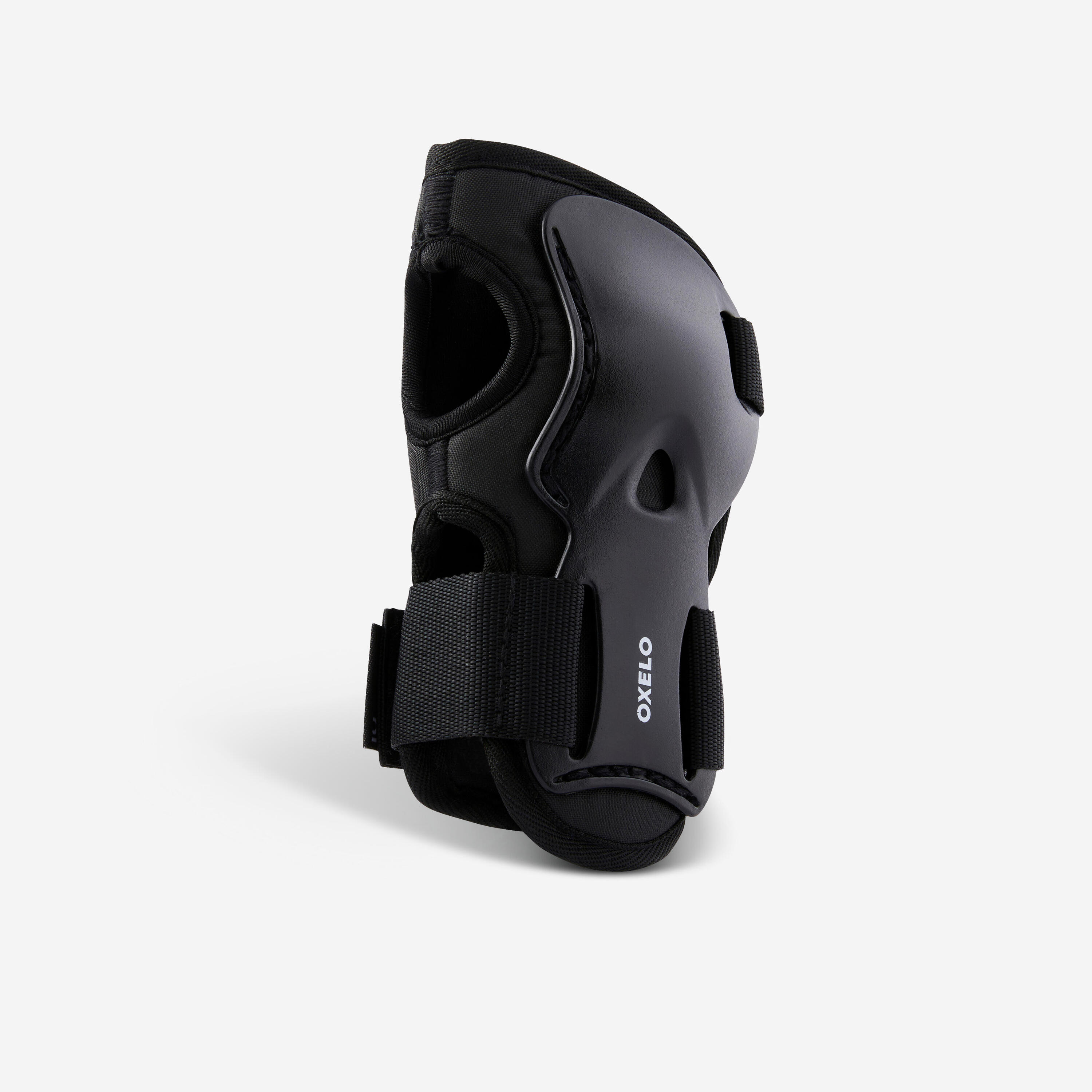 Set 3x2 protections roller trottinette skate enfant PLAY noir 4/26