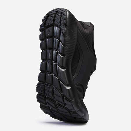 Črni moški čevlji za hojo SW500.1 