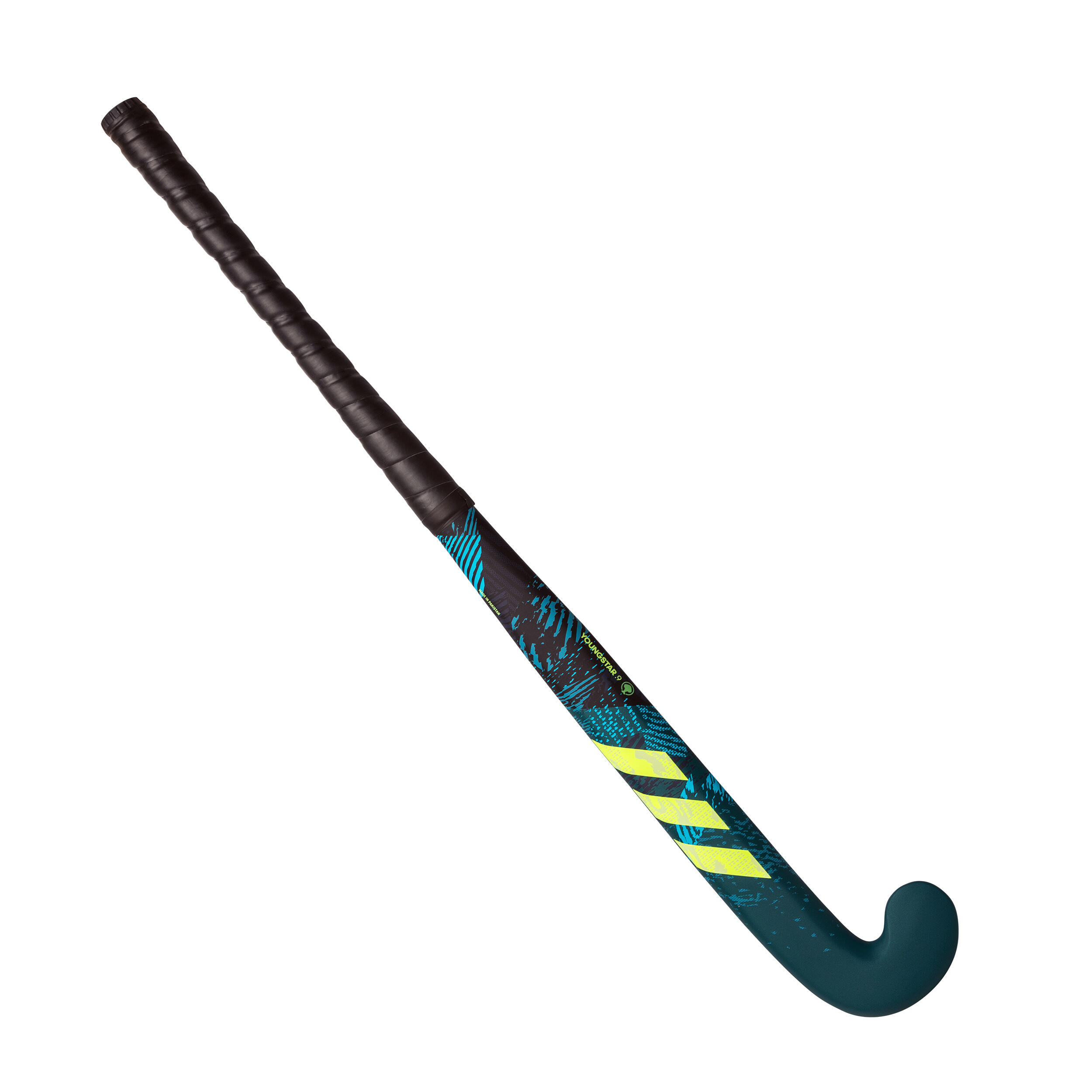 ADIDAS Detská drevená hokejka na pozemný hokej Youngstar modro-čierna 26" · záber 12