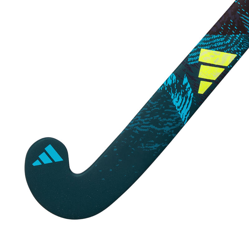 Stick de hockey sobre hierba niños madera Youngstar Azul y negro.